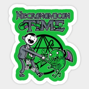 Necronomicon Time v2 Sticker